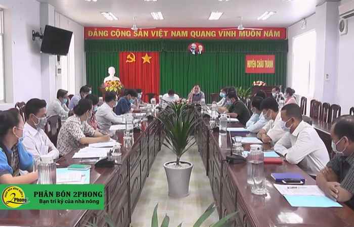 Châu Thành họp triển khai công tác phòng, chống dịch bệnh Covid-19